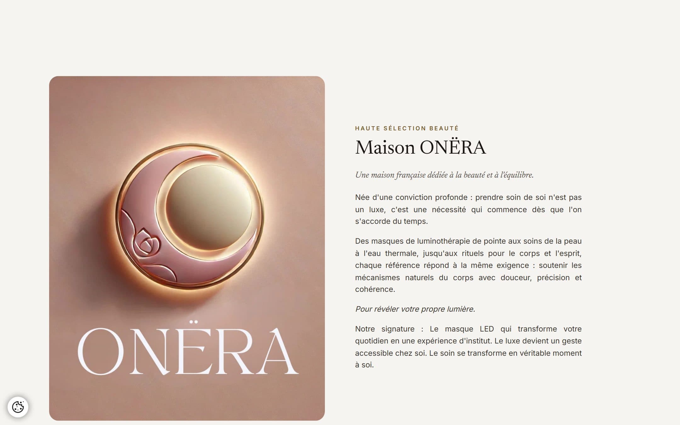 Maison Onëra : présentation de la maison